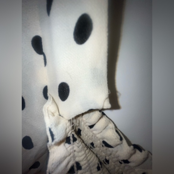 Reformation Zaria Smocked Bodice Polka Dot Mini Dress - Picture 6 of 6